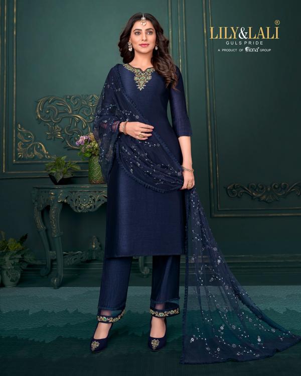 Lily And Lali Maria 9 Heavy Handwork Silk Readymade Suit